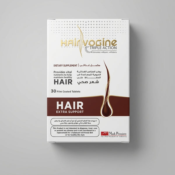 Hairvogine Triple Action Hair Extra Support • 30 tablets