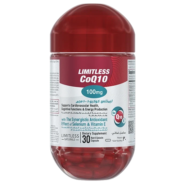 Limitless CoQ10 100 mg • 30 tablets