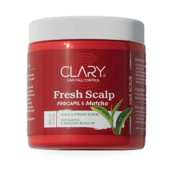 Clary Fresh Scalp Procapil + Matcha Scalp & Strand Scrub • 300 ml