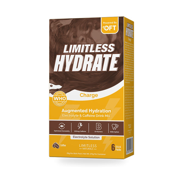Limitless Hydrate Charge Caffeine • 6 stick packs