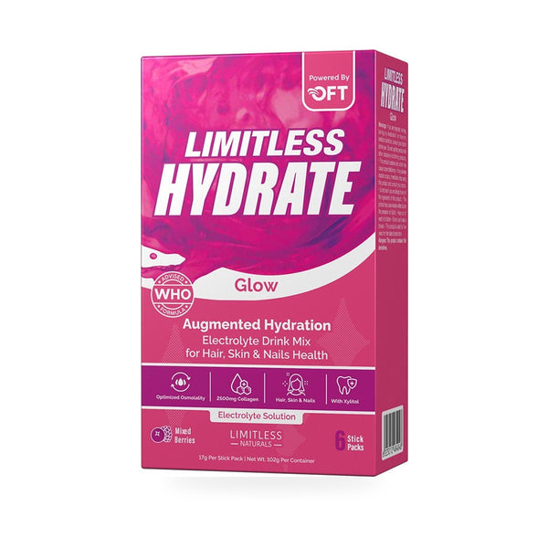 Limitless Hydrate Glow Mixed Berries • 6 stick packs