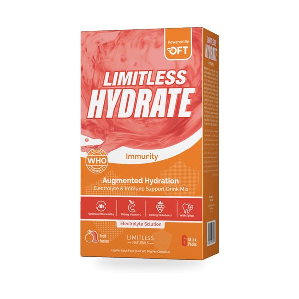 Limitless Hydrate Immunity Fruit Fusion • 6 stick packs