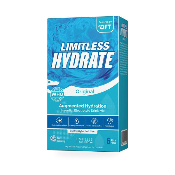 Limitless Hydrate Original Blue Raspberry • 6 stick packs