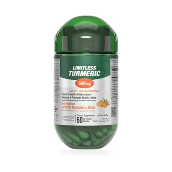 Limitless Turmeric 500 mg • 60 tablets