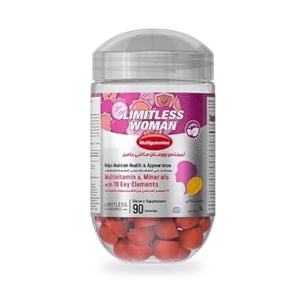 Limitless Woman Multigummies • 90 gummies