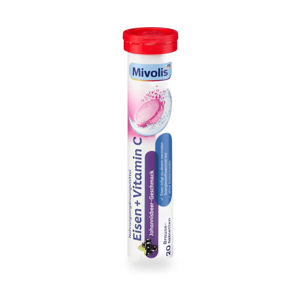 Mivolis Iron + Vitamin C Effervescent Tablets