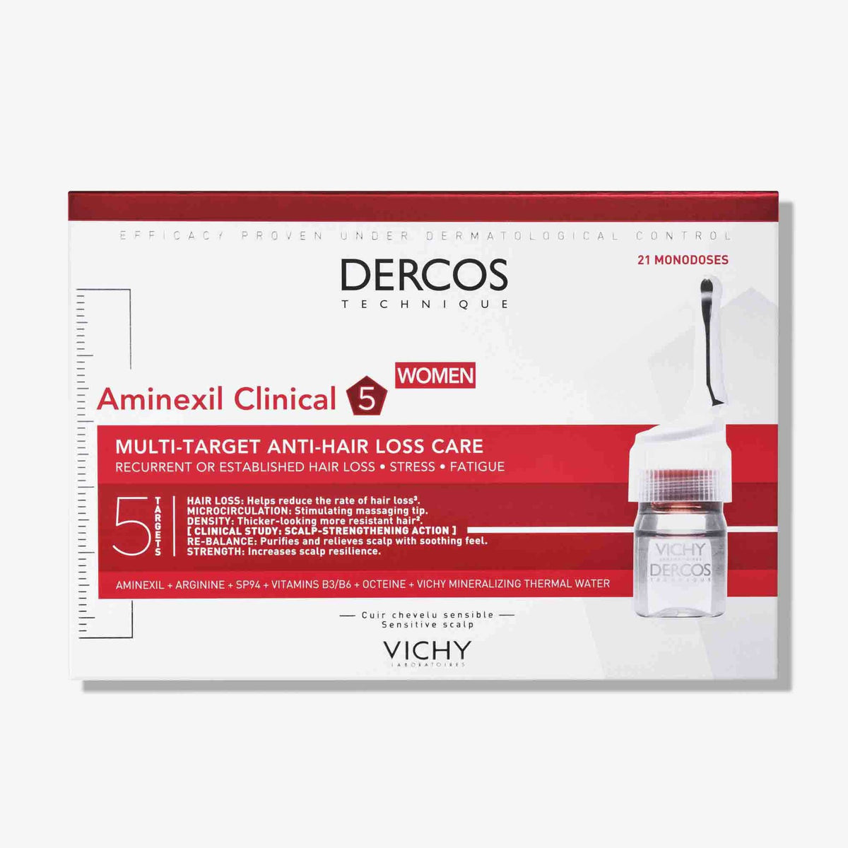 Vichy Dercos Women Aminexil Monodoses